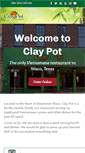 Mobile Screenshot of claypotwaco.com